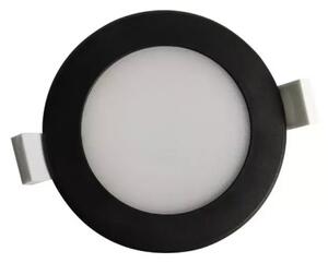 LED Лампа за вграждане в баня LED/7W/230V 4000K черен IP44