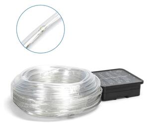 Aigostar - Соларна LED гирлянда 100xLED/8 режима 12m IP65 студено бяла