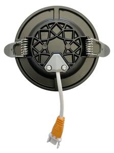 LED Лампа за окачен таван LED/7,5W/230V 4000K черен/сребрист