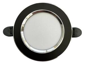 LED Лампа за окачен таван LED/7,5W/230V 4000K черен/сребрист