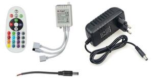 LED RGB Димируема лента 2x5м LED/4,8W/230V + д.у