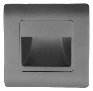 Emithor 70439 - LED Лампа за стълбище STEP LIGHT LED/1W/230V антрацит