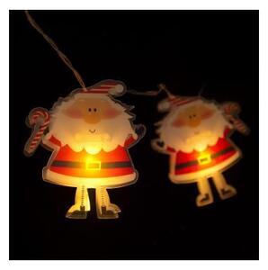 LED гирлянд 10xLED/2xAA 1,35 m топла бяла Santa