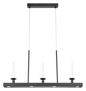 Черно метално LED затъмняващо се висящо осветително тяло Dining – Markslöjd