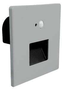 Brilagi -LED осветително тяло за стълбище с датчик JACK LED/3W/230V 3000/4000/6500K сиво