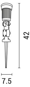 Екстериорна лампа 1xE27/15W/230V IP44 черен