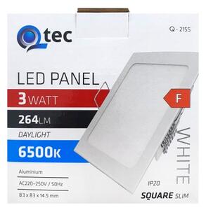 LED Лампа за окачен таван QTEC LED/3W/230V 6500K