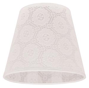 Duolla - Абажур за настолна лампа SOFIA XS E14 пр. 18,5 см бял