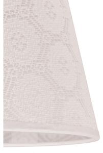 Duolla - Абажур за настолна лампа SOFIA XS E14 пр. 18,5 см бял