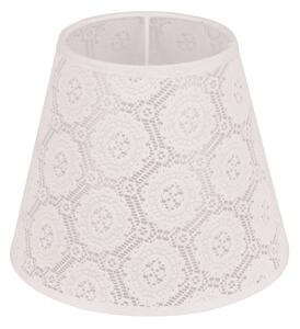 Duolla - Абажур за настолна лампа SOFIA XS E14 пр. 18,5 см бял