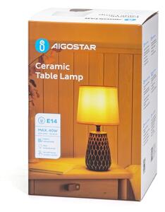 Aigostar - Настолна лампа 1xE14/40W/230V черен