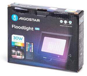 Aigostar - LED RGBW прожектор LED/30W/230V IP65 + дистанционно управление