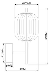 Zuma Line 003064-034752 - LED стенна лампа AKARI LED/6,5W/230V златиста