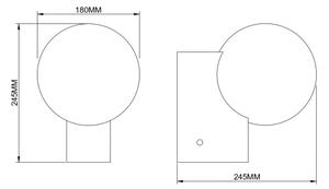 Zuma Line 003064-034741 - Аплик NUA 1xE27/25W/230V златист