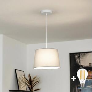 Brilagi - LED полилей на кабел CERIA 1xE27/40W/230V Ø 30 см, сив
