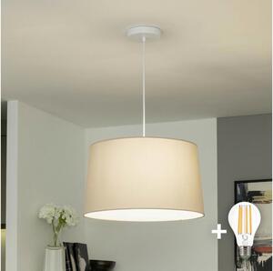 Brilagi - LED полилей на кабел CERIA 1xE27/40W/230V Ø 45 см бежов