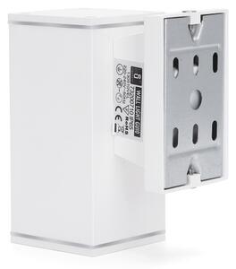 Aigostar - Екстериорен аплик 1xGU10/230V бял IP65 ъглов