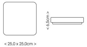 Ecolite W3094-12W/BI-LED Плафон за баня LUKY LED/12W/230V IP44 бял