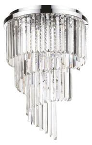 Ideal Lux - Кристален полилей за повърхностен монтаж CARLTON 12xE14/40W/230V Ø 50 см хром