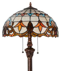 Brilagi - Tiffany витражна подова лампа MIRABELLA 2xE27/60W/230V