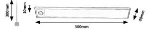 Rabalux 78035 - LED под шкаф IVANNA LED/2W/3,7V 4000K с батерия