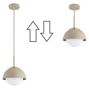 Brilagi - Полилей на кабел COSMO 1xE27/60W/230V Ø 18 cm бежово/златно