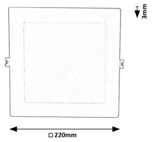 Rabalux 71223 - LED Лампа за окачен таван SHAUN LED/18W/230V 22x22 см бял