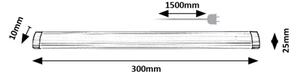 Rabalux 78036 - LED Димируема лампа за под кухненски шкаф LENDVA LED/3W/230V 4000K