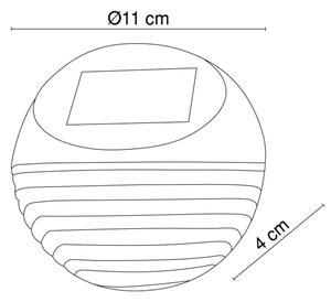 Globo 33429-12 - LED Соларен аплик SOLAR 2xLED/0,06W/1,2V IP44