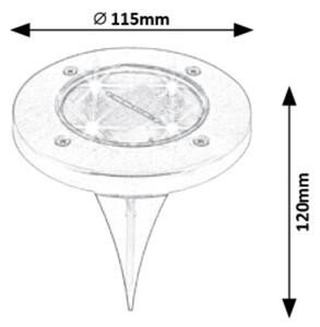 Rabalux 7975 - LED външна соларна лампа с сензор LED/0,24W/1xAA IP44