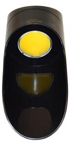 LED соларен стенен фенер PALESA LED/1W/3,7V IP65 1800 mAh черен