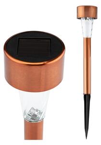 LED соларна лампа LED/2V 40 mAh IP44, медна