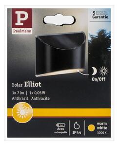 Paulmann 94233 - LED/0,05W IP44 Соларен стенен аплик ELLIOT 1,2V