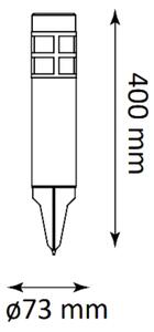 LED соларна лампа MARK LED/1,2V 200 mAh IP44