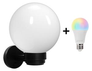 Brilagi-LED RGBW Външно стенно осветително тяло HARBOR 1xE27/9W/230V IP33черно/бяло