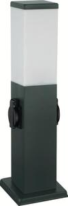 Brilagi -Външна лампа с 2 гнезда SCHUKO NOVA 1xE27/15W/230V 40 cm IP44 антрацит