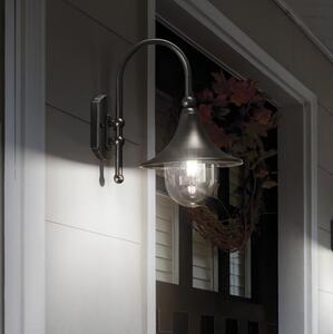 Ideal Lux - Външна стенна лампа CIMA 1xE27/52W/230V IP43 антрацит