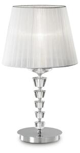 Ideal Lux - Кристална настолна лампа PEGASO, 1xE27/60W/230V, лъскав хром