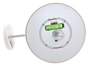 LED соларен стенен лампион LED/0,5W/1,2V IP44 бял
