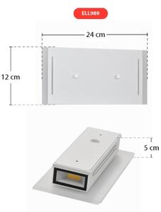 Telefunken 307706TF - LED Екстериорен аплик 2xLED/3W/230V IP44 бял
