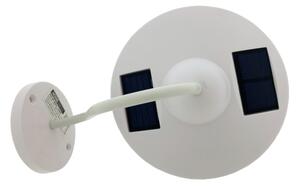 LED соларен стенен лампион LED/0,5W/1,2V IP44 бял