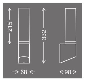 Telefunken 311305TF - LED Екстериорен аплик LED/8W/230V IP44