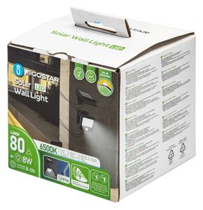 Aigostar - LED соларен стенен сензор, 0,64W, 3,7V, 6500K, IP44