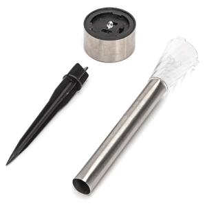 Aigostar - LED соларна лампа LED/0,006W/1,2V 29,5 см хром 6500K IP44