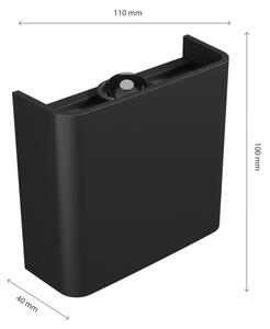 LED Екстериорен аплик LUNARIX LED/2W/230V 3000-6000K CRI 90 IP54 черен
