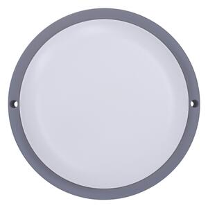 Solight WO745-G- LED Екстериорен аплик LED/13W/230V 4000K IP54 сив кръгла