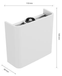 LED Екстериорен аплик LUNARIX LED/2W/230V 3000-6000K CRI 90 IP54 бял