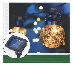 LED Соларен екстериорен верига 10xLED/1,2V 300 mAh 2,2 m IP44