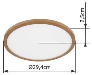 Globo 41562-18WW - LED Димируема лампа за баня SAPANA LED/18W/230V IP44