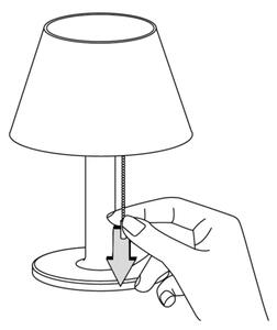 LED Димирума соларна лампа VIOLA LED/3,7V 1200 mAh IP44